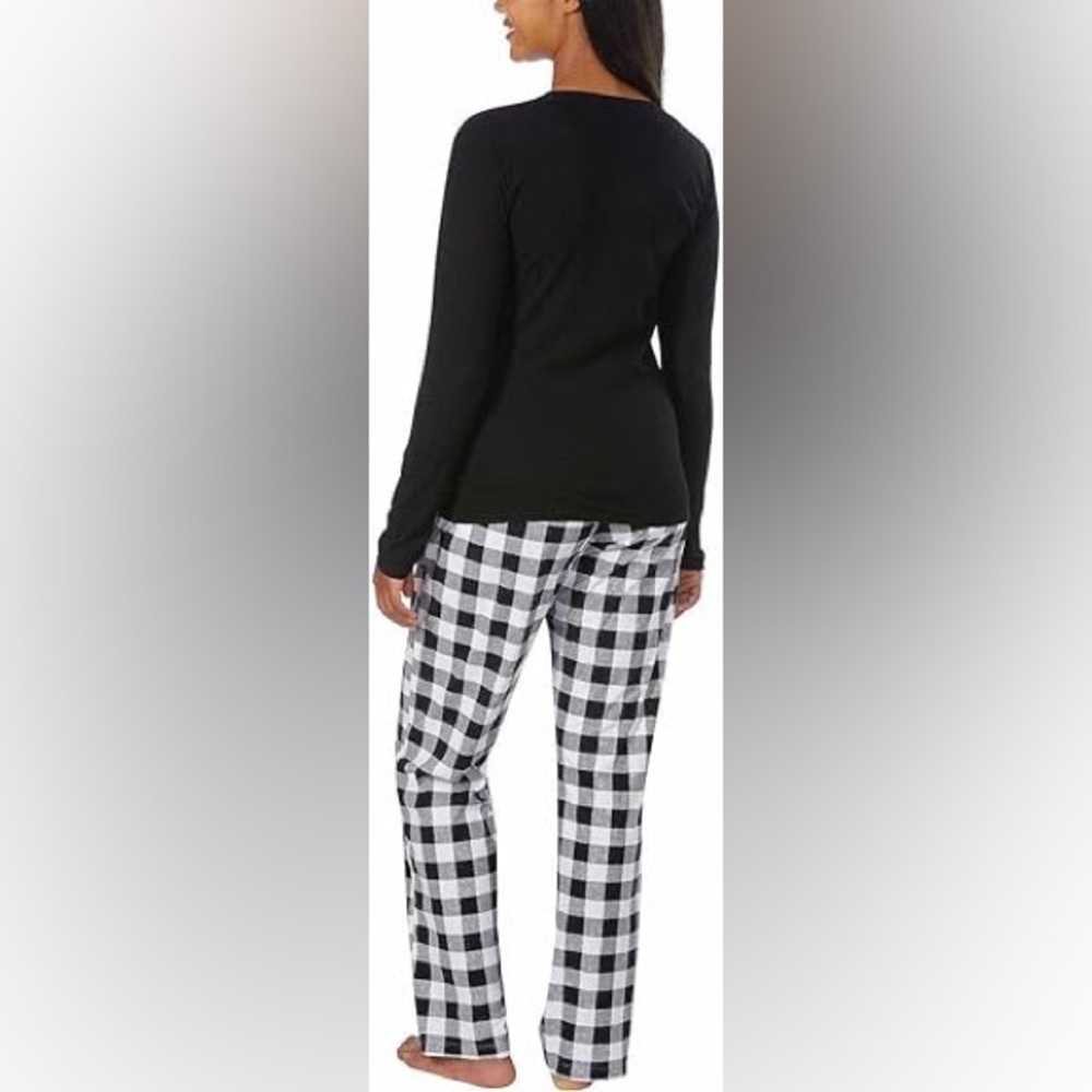 Calvin Klein Womens 2 Piece Fleece Pajama Set - Picture 2 of 6